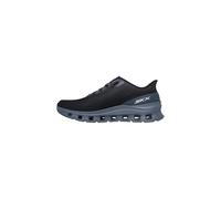 Skechers Arch Fit Glide-Step Pro, Zapatillas Hombre, Black Knit/Charcoal PU, 48.5 EU