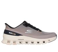 Skechers Arch Fit Glide-Step Pro - Tenis para Hombre, PU Negro de Punto Gris Pardo, 46 EU