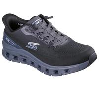 Skechers Arch Fit Glide-Step Pro, Zapatillas Hombre, Black Knit/Charcoal PU, 47.5 EU