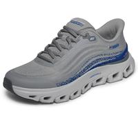 Skechers Arch Fit Glide-Step Wave ZANARO - Tenis para Hombre, Color Gris, Talla 46