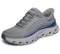 Skechers Arch Fit Glide-Step Wave ZANARO - Tenis para Hombre, Color Gris, Talla 7.5