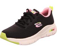 Skechers Arch Fit Infinity Cool, Zapatillas Mujer, Black Mesh/Multi Trim, 39.5 EU