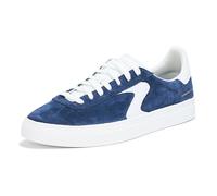 Skechers Arch Fit Legend Hamor- Tenis para Hombre, Navy Pig Suede Duraleather White Trim, 42 EU