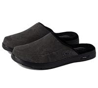 Skechers ARCH FIT LOUNGE, Pantuflas para Hombre, Black Textile, 42.5 EU