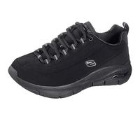 Skechers ARCH FIT METRO SKYLINE, Zapatillas para Mujer, Black Trubuck / Silver Trim #L, 39.5 EU
