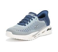 Skechers Arch Fit Orvan - Drex - Tenis para Hombre, Gris/Azul Marino, 41.5 EU