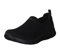 Skechers ARCH FIT REFINE DON'T GO, Zapatillas sin cordones para Mujer, Black Heathered Knit, 35.5 EU