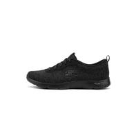 Skechers ARCH FIT REFINE LAVISH WISH, Zapatillas para Mujer, Black Engineered Knit/Black Trim, 41 EU
