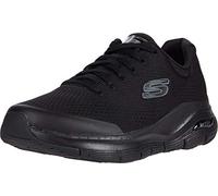Skechers Arch FIT, Zapatillas Hombre, Black Textile Synthetic Trim, 41.5 EU