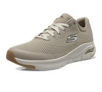 Skechers ARCH FIT, Sneaker para Hombre, Taupe Textile/Synthetic/Trim, 47.5 EU