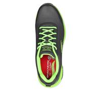 Skechers Arch Fit Sr Ringstap, Zapatos de trabajo Hombre, Charcoal Lime Textile/Synthetic, 46 EU