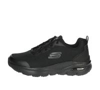 Skechers ARCH FIT SR, Zapatillas para Mujer, Black Textile/Synthetic, 35 EU