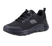 Skechers ARCH FIT SR, Zapatillas para Mujer, Black Textile/Synthetic, 36 EU