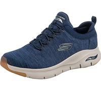 Skechers Arch Fit Waveport, Zapatillas Hombre, Navy Mesh/Trim, 45 EU