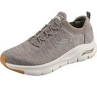 Skechers Arch Fit Waveport, Zapatillas Hombre, Taupe Mesh/Trim, 42 EU