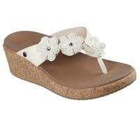 Skechers Archfit Beverlee-Rare Blossom Chanclas para mujer, Blanco sucio, 39 EU