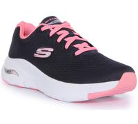 SKECHERS Arco Para Podólogo Certificado Mujer Zapatillas Marino Rosa UK 3-8