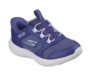 Skechers Bebé-Niñas Dyna-Lite Slip-In ENTRENADOR, Navy Synthetic/Textile, 23 EU