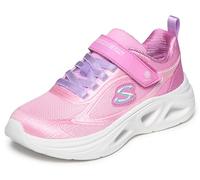 Skechers Bebé-Niñas Sola Glow 2.0 Zapatilla de Deporte, Pink Sparkle Mesh/Lavander Trim