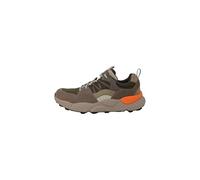 Skechers Bendino Dormer- Zapatillas Deportivas para Hombre, Malla de Cuero Gris Pardo Oscuro, 46 EU