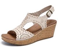 Skechers Beverlee - Easy to Adore - Zapatillas para mujer, Blanco sucio, 39 EU