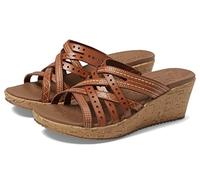 Skechers, BEVERLEE HOT SPRING Mujer, Equipaje Duraleather, 42 EU
