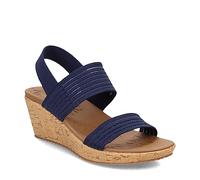 Skechers Beverlee Sheer Glow, Sandalias Mujer, Marine, 36 EU