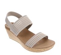 Skechers Beverlee-Sheer Luck, Sandalias con cuña Mujer, marrón, 35 EU