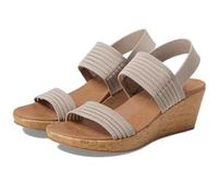 Skechers Beverlee-Sheer Luck, Sandalias con cuña Mujer, marrón, 35 EU