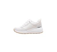 Skechers Billion Subtle Spots, Zapatillas Mujer, Off White Dura Leather White Leopard Trim, 39 EU