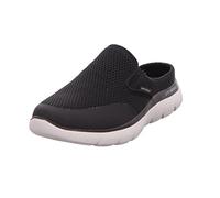 Skechers Summits Vindicator Zuecos para hombre, pantuflas, deslizantes, informales, zapatos de jardín, anchura: regular, plantilla extraíble, negro, 46 EU