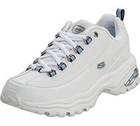 Skechers, Blanco y Azul, 38 EU
