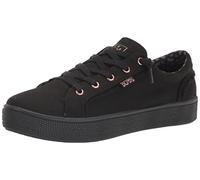 Skechers Bobs 113328 P, Zapatillas Mujer, Black Canvas/Trim, 38 EU