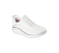Skechers Bobs 117497 WTGD Sneaker Sportschuh Weiß Gold Mujer