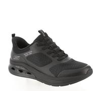 Skechers BOBS Arc Waves 2.0-Now On - Zapatos sin cordones para mujer, Negro/Negro, 38.5 EU