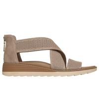Skechers BOBS Arch Fit Oasis - Cozy Glam en Taupe, talla 36, Vegan