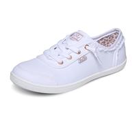 Skechers Bobs B Cute Regular, Zapatillas, Mujer, White Canvas, 35.5