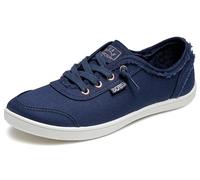 Skechers Bobs B Cute Sneaker - Memory Foam, Flexible Outsole, Lightweight Vegan Shoes, Zapatillas Mujer, Navy, 38.5 EU Ancho
