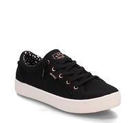 Skechers Bobs B Extra Cute, Zapatillas Mujer, Lona Negra, 41 EU