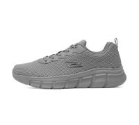 Skechers Zapatillas Bobs B Flex Chill Edge para Hombre, Tejido Gris Oscuro, 46 EU