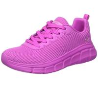 Skechers Bobs B Flex Esencia Visionaria, Zapatillas de Deporte Mujer, Ribete de Punto Rosa Intenso, 35 EU