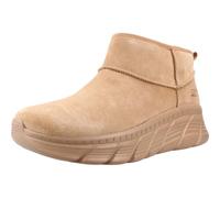 Skechers Bobs B Flex Hi-hi Botas para nieveMujer | Gamuza natural, forro cálido, diseño sin cordones, plataforma de 5 cm