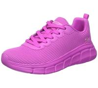 Skechers Bobs B Flex Visionary Essence, Zapatillas de Deporte Mujer, Ribete de Punto Rosa Intenso, 37 EU