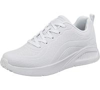 Skechers BOBS BUNO HOW SWEET, Zapatillas para Mujer, White Duraleather, 41 EU