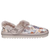 Skechers Pantuflas para mujer Bobs Cozy Kiss-Paw Jams, Marrón Multicolor, 36 EU