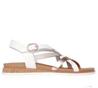 Skechers BOBS Desert Kiss Low - Peak Rank en Blanca, talla 38, Vegan