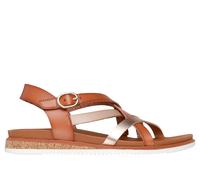 Skechers BOBS Desert Kiss Low - Peak Rank en Castaña, talla 39, Vegan