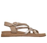 Skechers BOBS Desert Kiss Low - Seaside Sling en Taupe, talla 37, Vegan