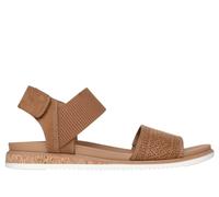 Skechers BOBS Desert Kiss Low - Top Look en Castaña, talla 41, Vegan