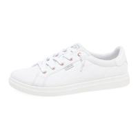 Skechers BOBS Women's 114453 Sneaker, White, 7
